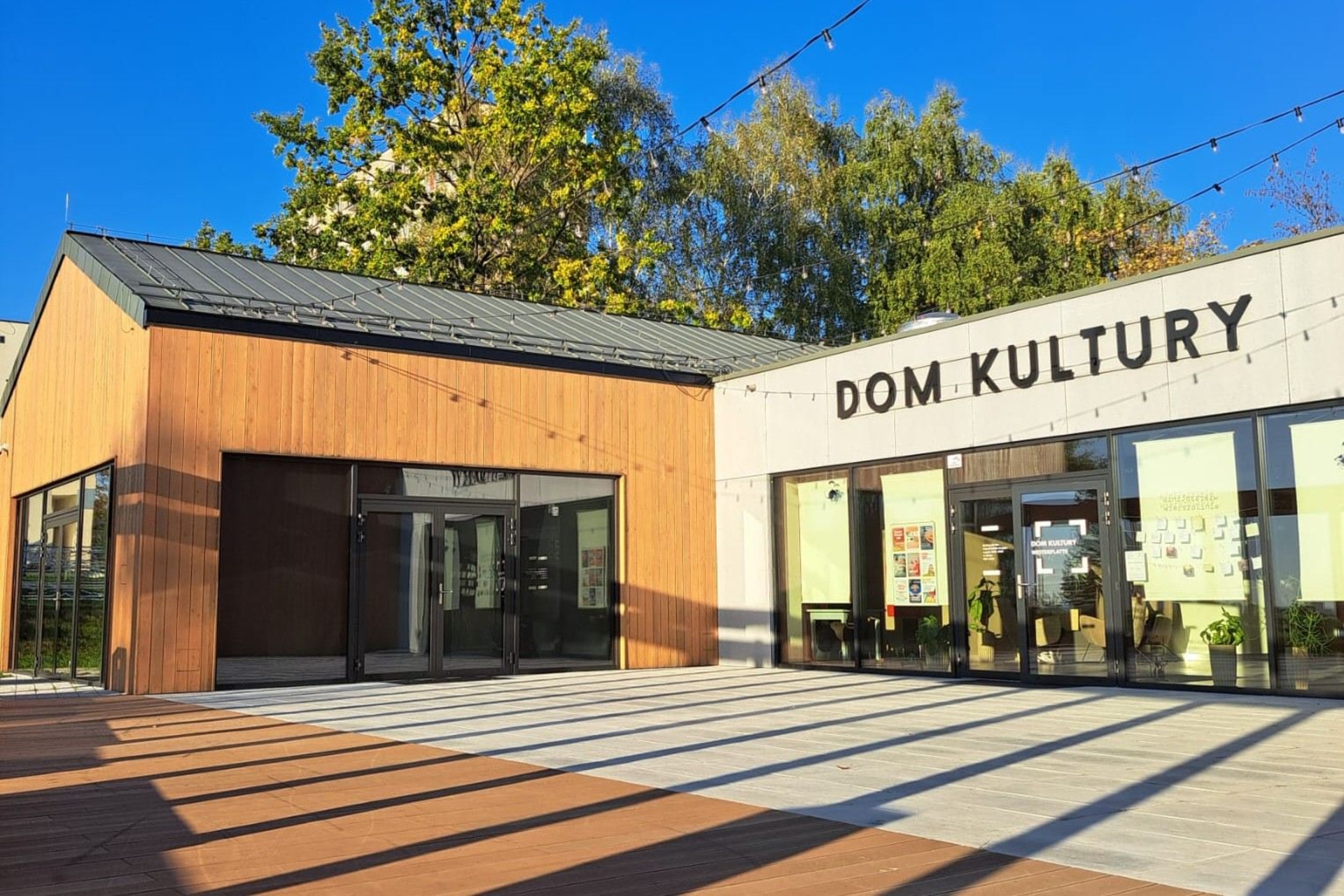 Baner Październik w Domu Kultury Westerplatte