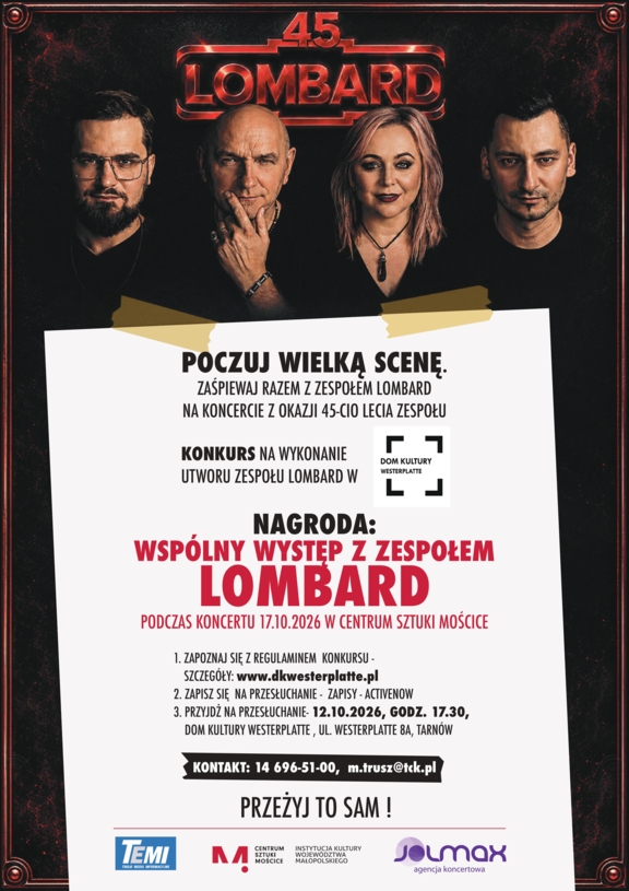 Plakat: Konkurs: Poczuj wielką scenę
